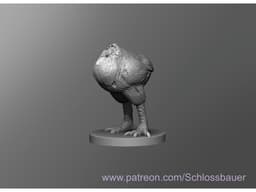Zombie Chicken 3d model
