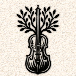 MUSIC IS LIFE wall art home decor 3d model
