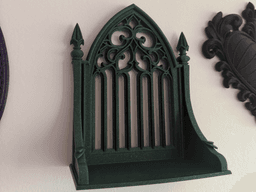 Gothic Cathedral Display 3D Printable Shelf 3d model