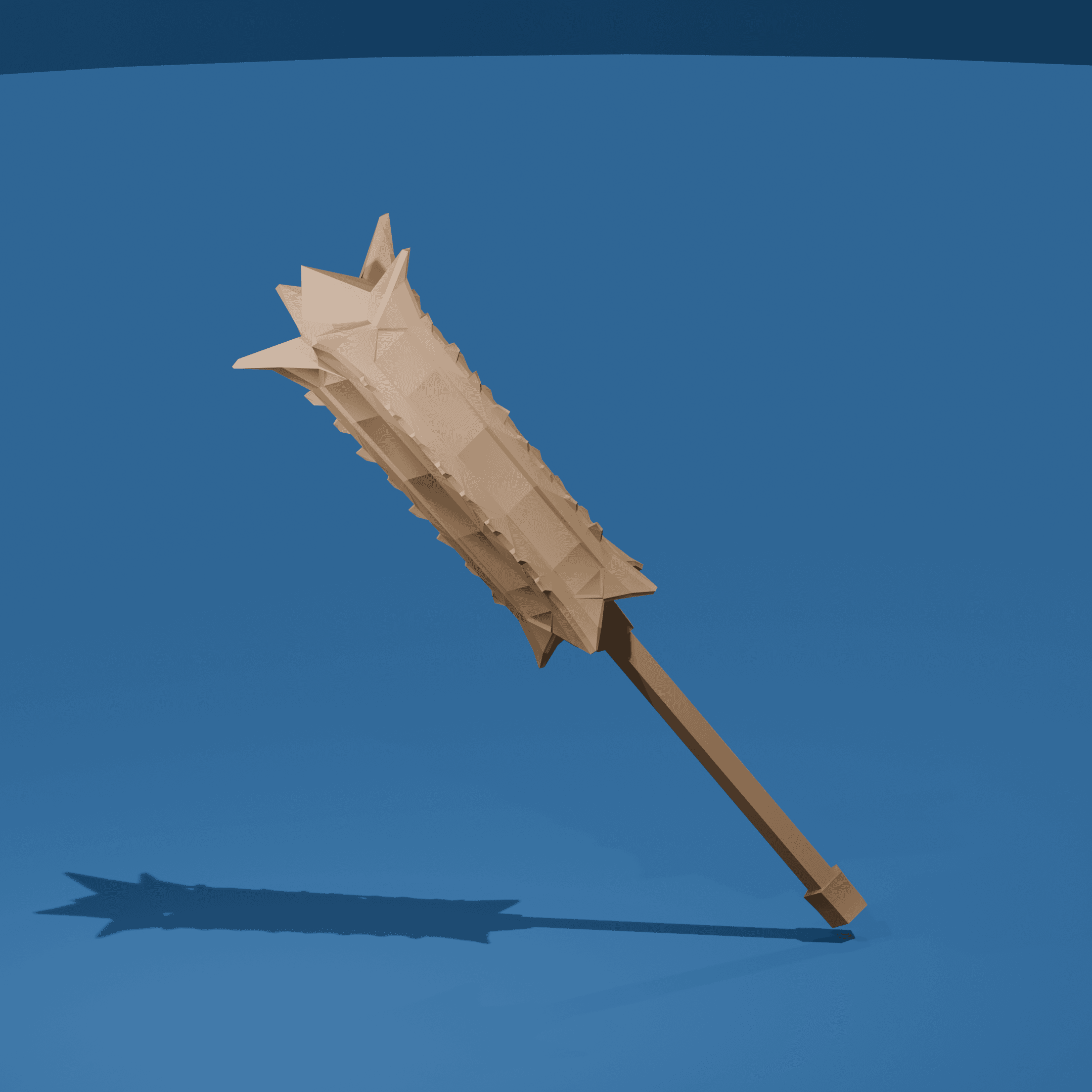 Fantasy Mace 3D Printable STL v2 3d model