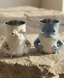 Judgmental Frog Tumbler 3d model