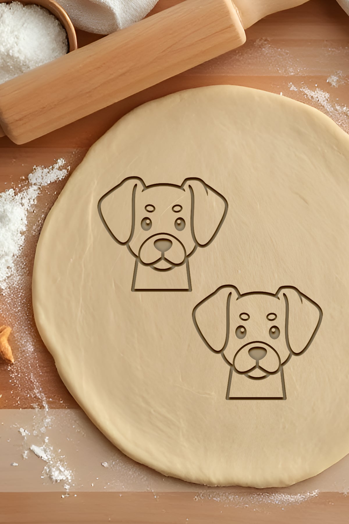 Dog Cookie Cutter, Biscuit Cutter 3d model