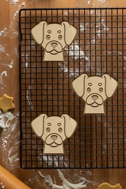 Dog Cookie Cutter, Biscuit Cutter 3d model