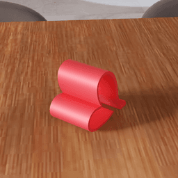 Heart Shaped Decorative Desktop Phone Stand 3d model