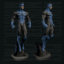 Invincible FREE 3D Print Model 3d model