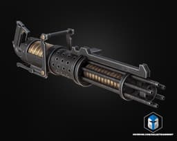 Z-6 Rotary Cannon - 3D Print Files 3d model