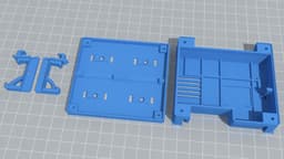 ESP12F_RELAY_X4 4-CHANNEL RELAY CASE ESP8266 87X93 3d model
