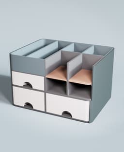 Desk Organizer School 3d model