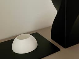 Noir, desk lamp. 3d model