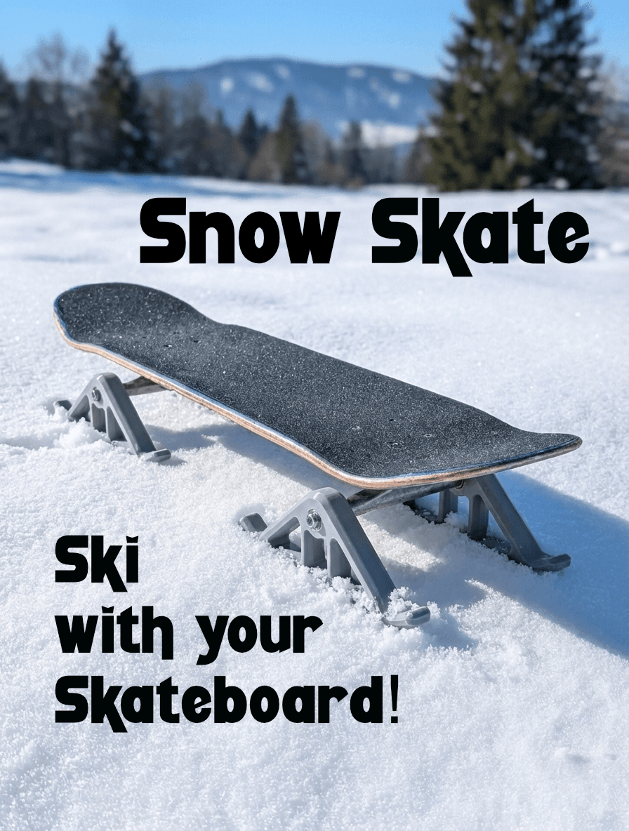 Snowskate Conversion Kit 3d model