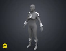 Ahsoka’s Spacesuit Armor Accessories 3d model