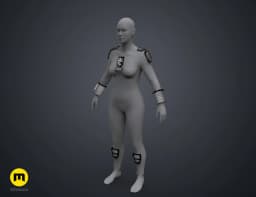 Ahsoka’s Spacesuit Armor Accessories 3d model