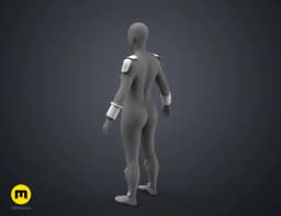 Ahsoka’s Spacesuit Armor Accessories 3d model
