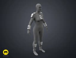 Ahsoka’s Spacesuit Armor Accessories 3d model
