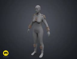 Ahsoka’s Spacesuit Armor Accessories 3d model