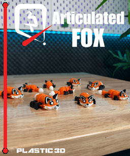 Articulated Fox — The Clever Companion 3d model