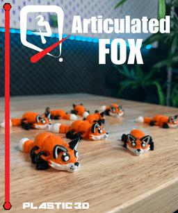 Articulated Fox — The Clever Companion 3d model