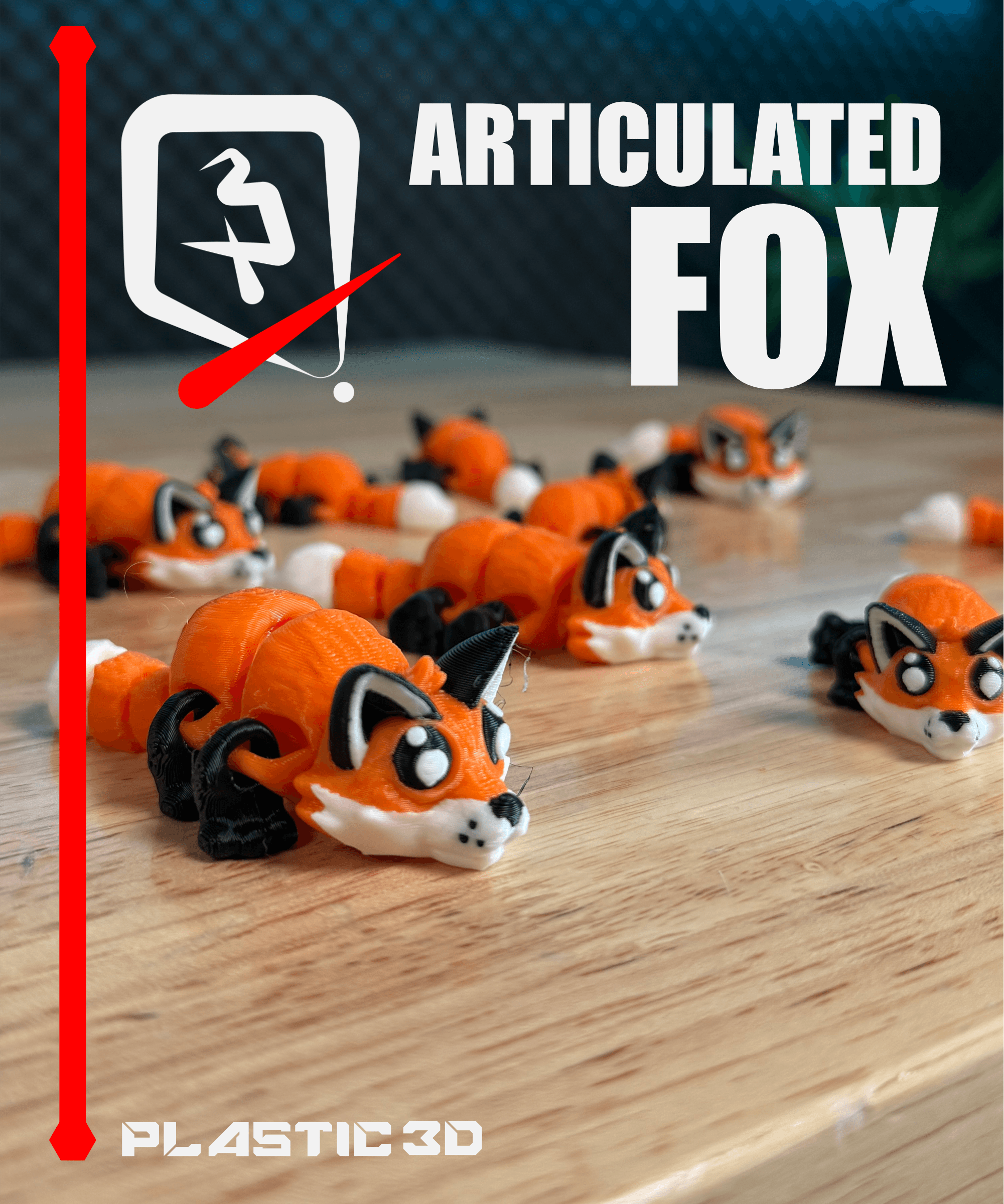 Articulated Fox — The Clever Companion 3d model