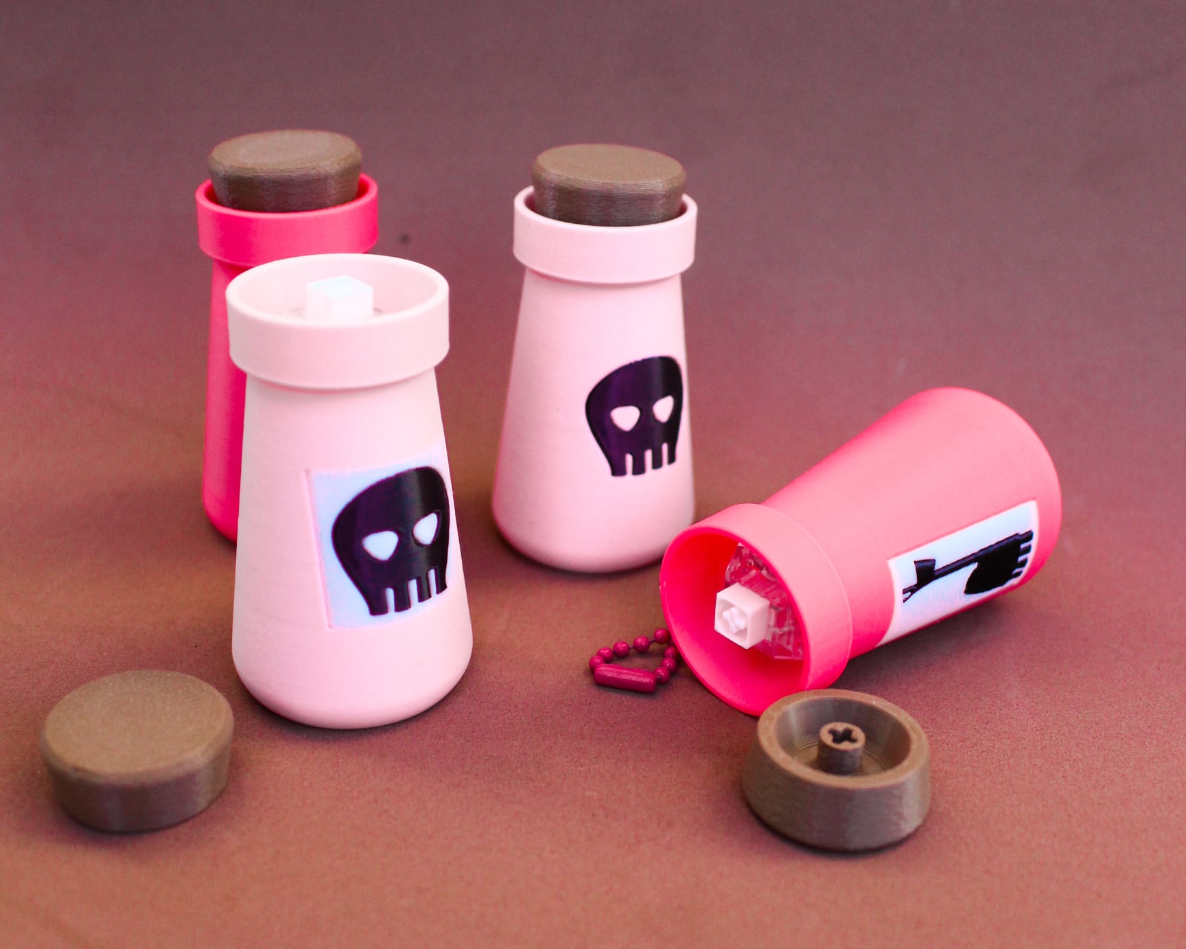 Kuzco Potion Fidget Clicker - Keychain 3d model