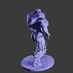 Lady Hellbender v2 3d model