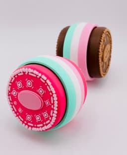 Cookie Ice Cream Sandwich DOUBLE Clicker 3d model