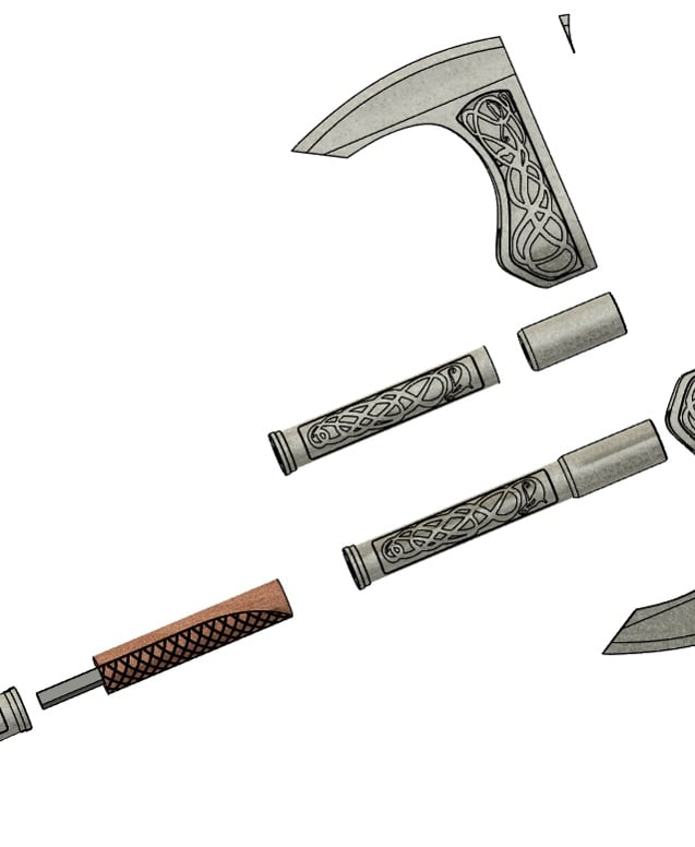 AC Valhalla Axe 3d model