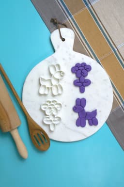 Balloons Cookie Cutter Set 3d model