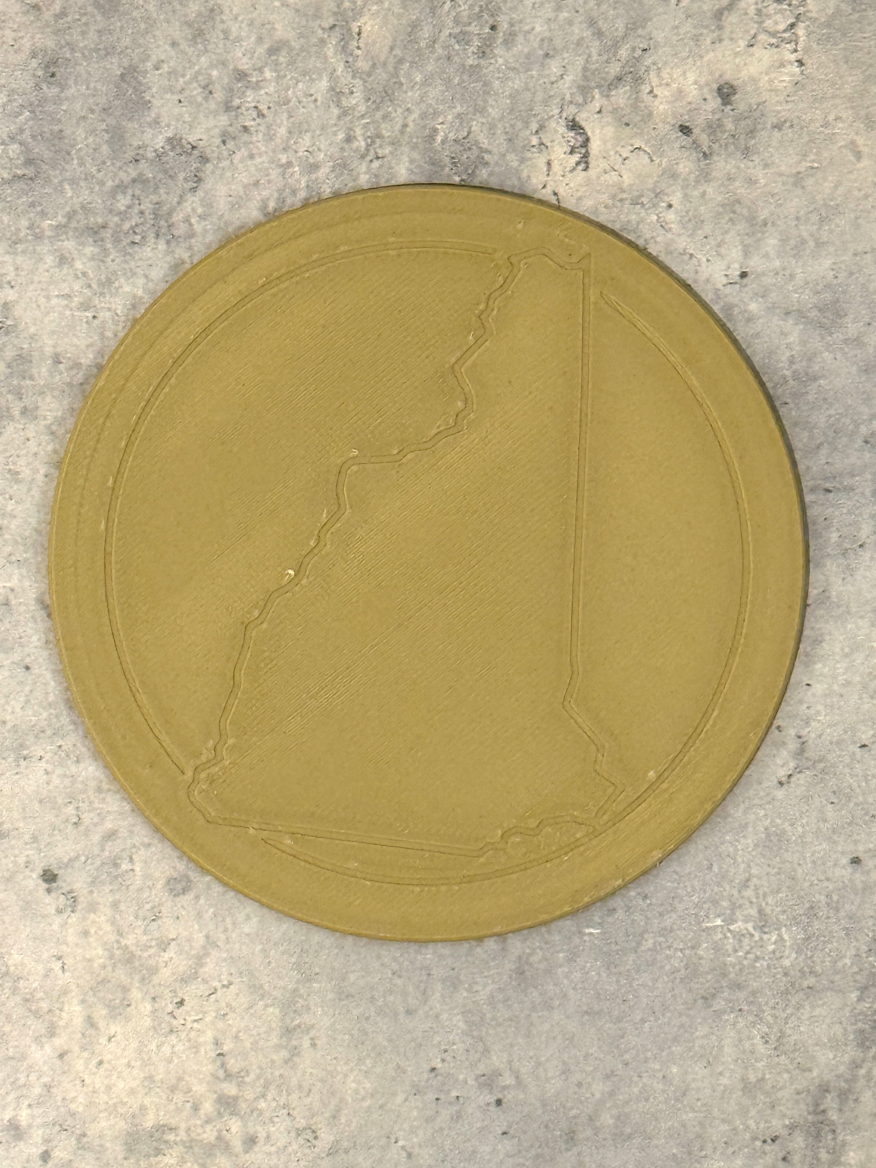 New Hampshire Coaster Set 3d model