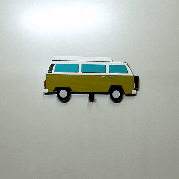VW Bay key holder 3d model