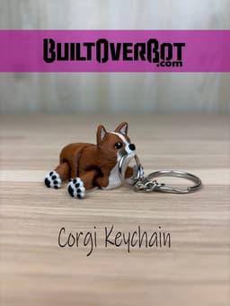 Corgi Keychain 3d model