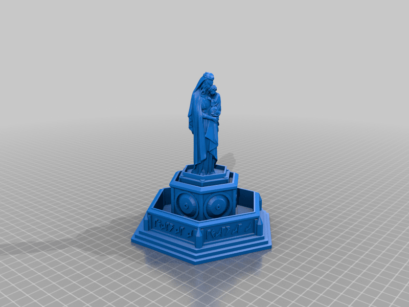 Cthulhu Fountain for Wargaming 3d model