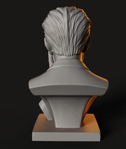 Sinister Jester Bust STL | Villain Bust 3D Print | HighDetail 3d model