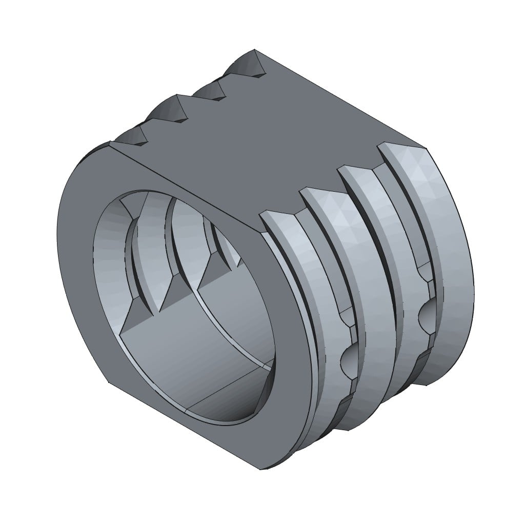 D-LOCK_CONNECTOR_L-M-DOUBLE-OPEN 3d model