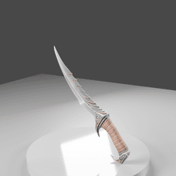 Skyrim Melee blade of woe prop file 3d model