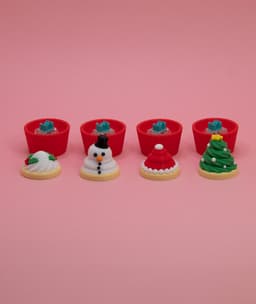 Christmas Cupcake Fidget Clickers 3d model