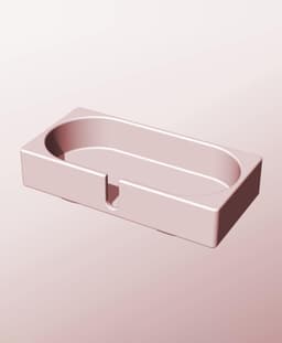 CX68-30-SB Stackable slotted bin box module for creative decor 3d model