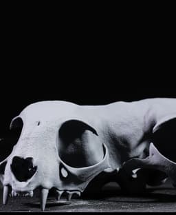 Conjoined Domestic Cat Skull 3d model