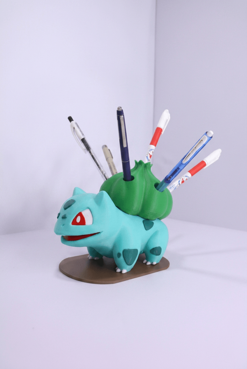 Bulbasaur Pen Holder 3d model