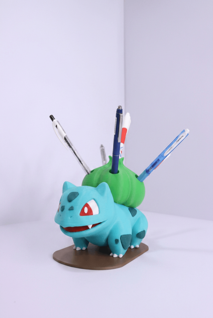 Bulbasaur Pen Holder 3d model