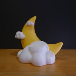 Cloud & Moon Controller Stand Bundle 3d model