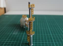 N Scale Flare Stack 3d model