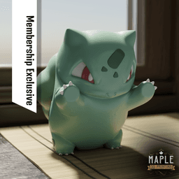 Window Bulbasaur - Pokemon 3d model