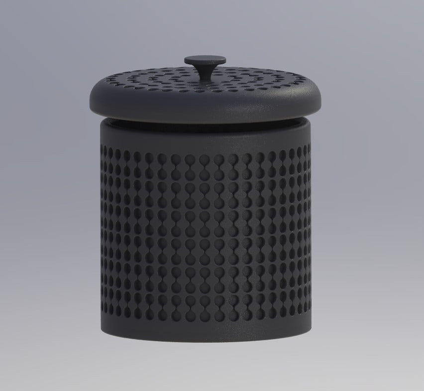 Jar Container with Lid 3d model