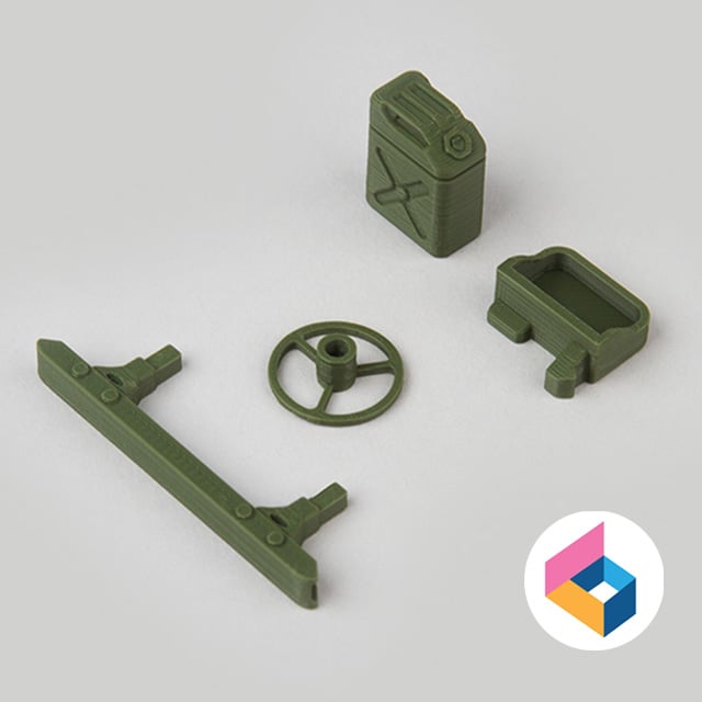 Foldable Willys MB Jeep 3d model