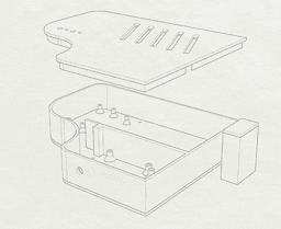 Front Door Controller PSU Unit v.2 3d model