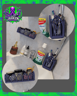 Gothic Bathroom Set 3d model