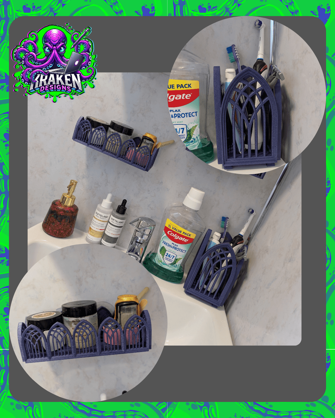 Gothic Bathroom Set 3d model