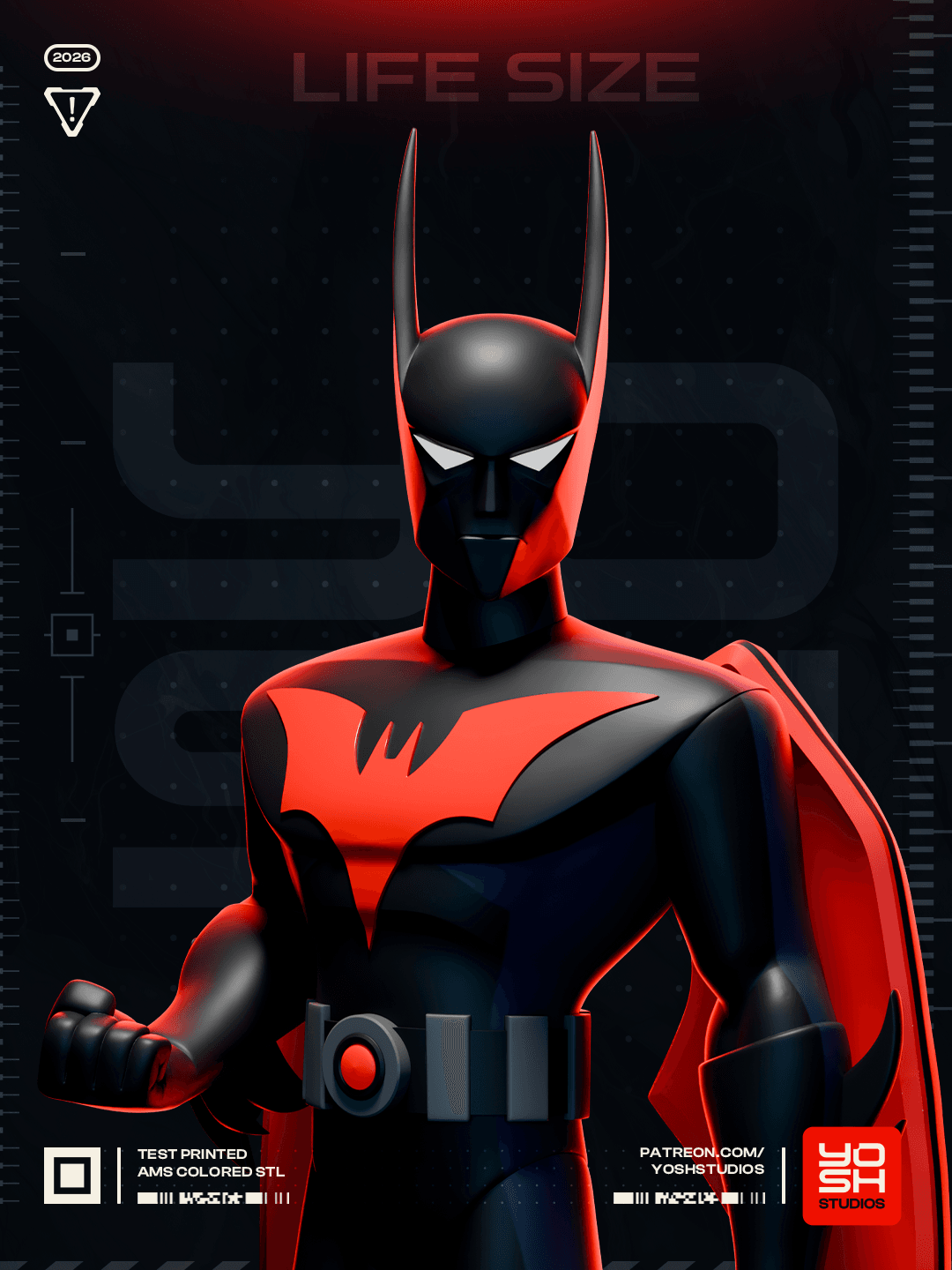 Life Size Detective Beyond 3D Printer STL 3d model