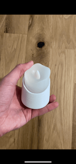 Unique Candle Holder Design 3d model