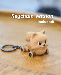 Ludo Pomeranian - Articulated Fidget Dog 3d model